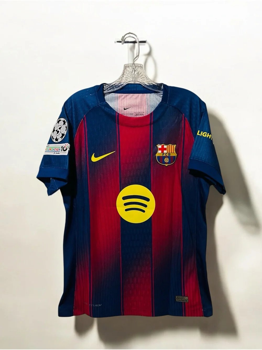 FC Barcelona 2025/26 Raphinha UCL Home Jersey
